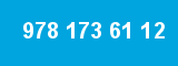 978 173 61 12 978 173 61 12